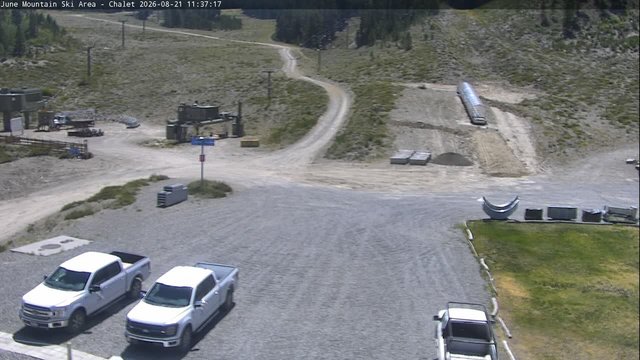 view from Mammoth June Meadows Chalet on 2026-08-21