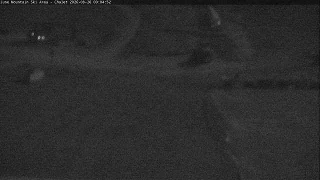time-lapse frame, Mammoth June Meadows Chalet webcam