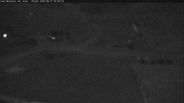 time-lapse frame, Mammoth June Meadows Chalet webcam