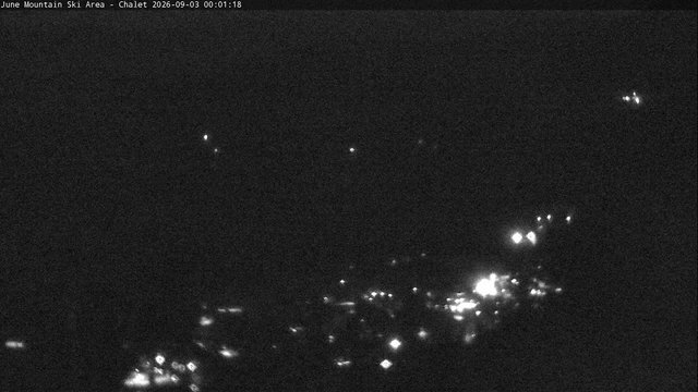 time-lapse frame, Mammoth June Meadows Chalet webcam
