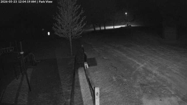 time-lapse frame, Inlet Fern Park Sledding webcam