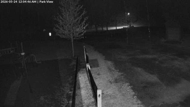 time-lapse frame, Inlet Fern Park Sledding webcam