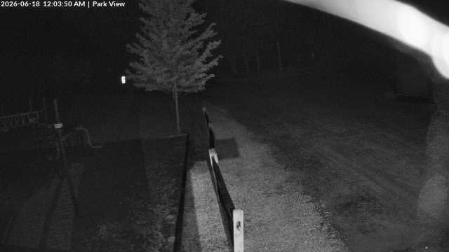 time-lapse frame, Inlet Fern Park Sledding webcam