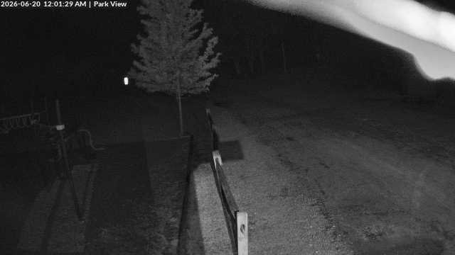 time-lapse frame, Inlet Fern Park Sledding webcam