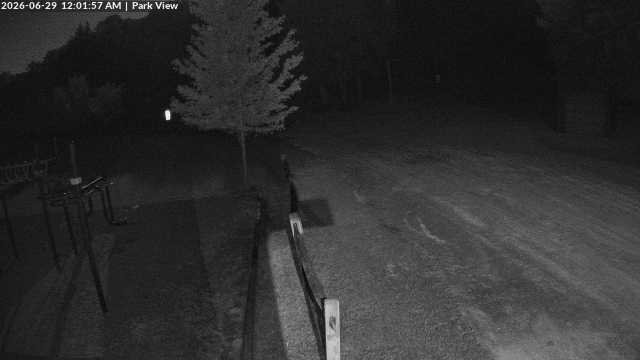 time-lapse frame, Inlet Fern Park Sledding webcam