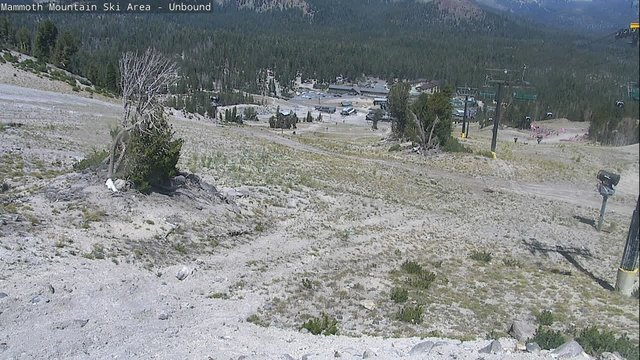 view from Mammoth Chair 6 on 2026-08-23
