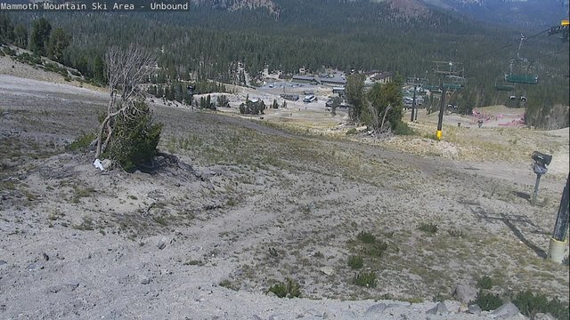 view from Mammoth Chair 6 on 2026-09-04