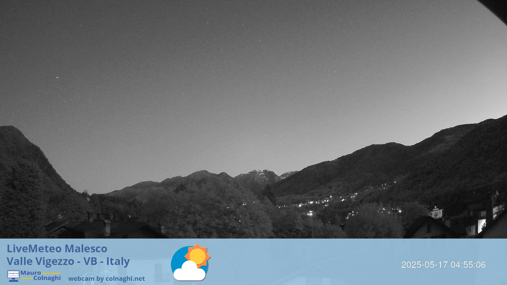 time-lapse frame, Malesco 2 webcam