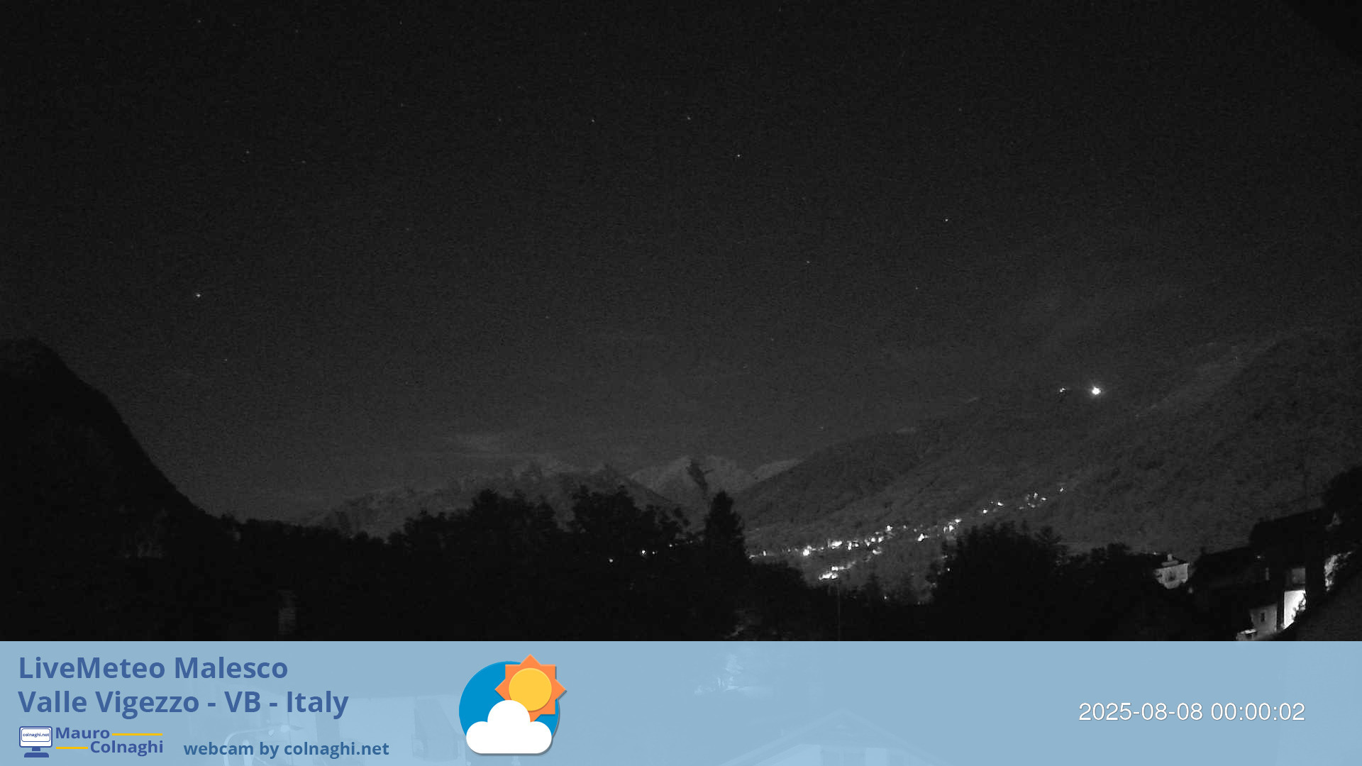 time-lapse frame, Malesco 2 webcam