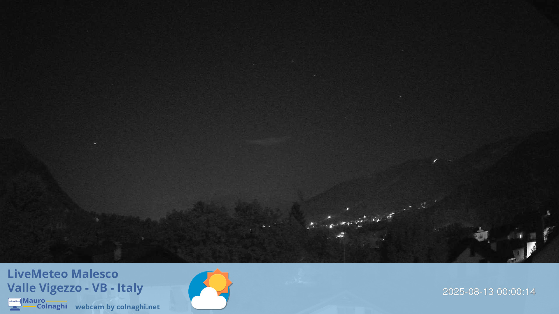 time-lapse frame, Malesco 2 webcam
