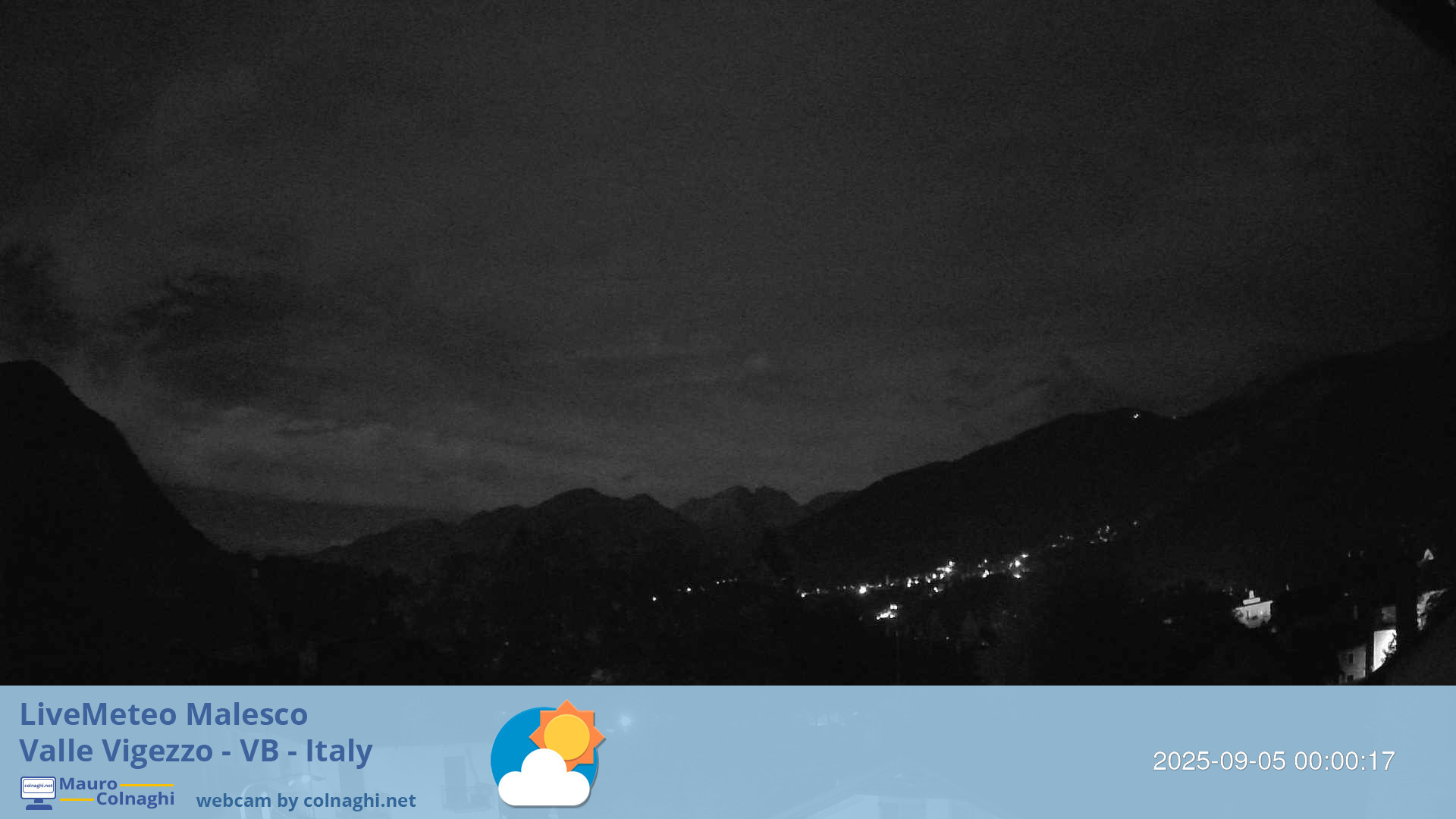 time-lapse frame, Malesco 2 webcam
