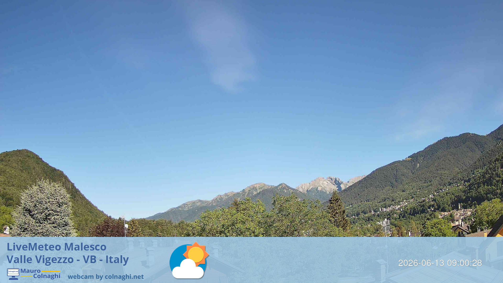 time-lapse frame, Malesco 2 webcam