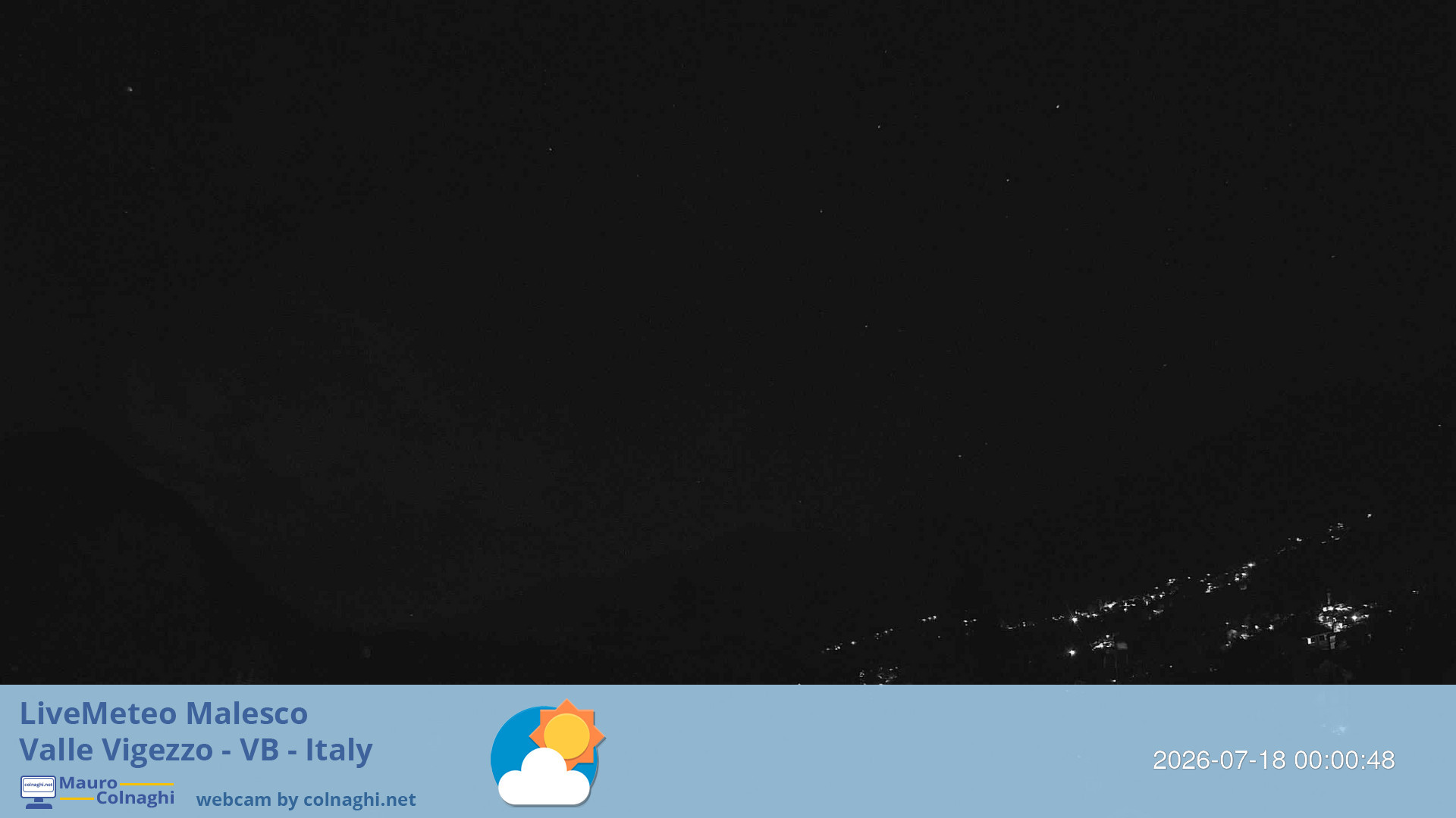 time-lapse frame, Malesco 2 webcam