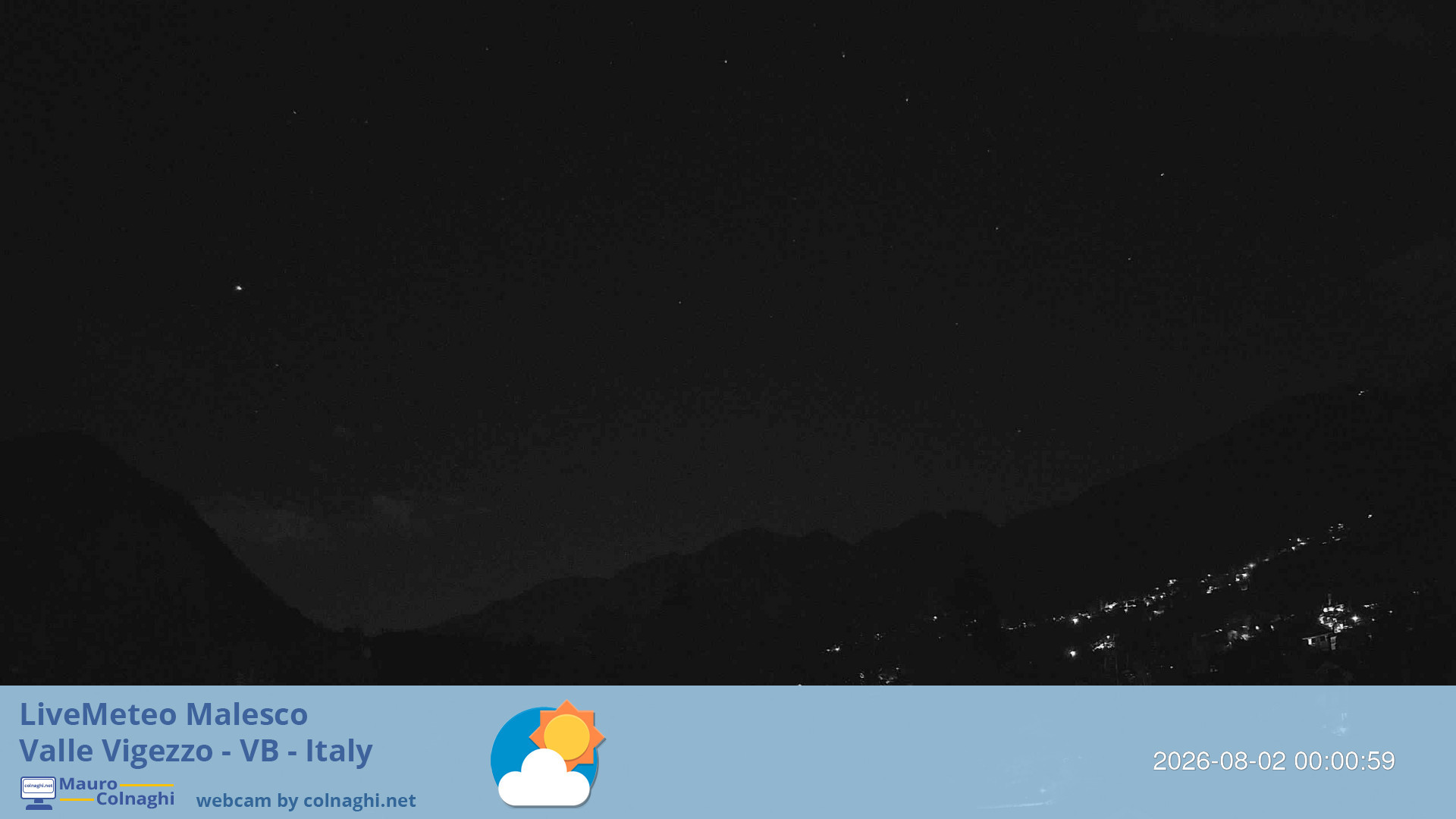 time-lapse frame, Malesco 2 webcam