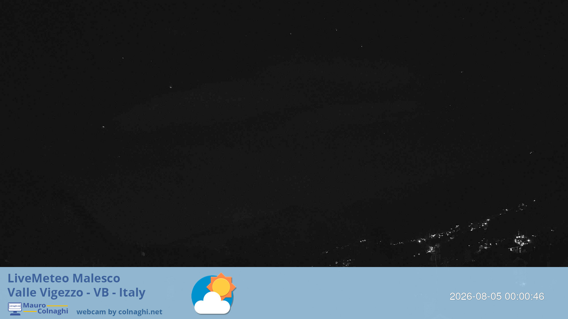 time-lapse frame, Malesco 2 webcam