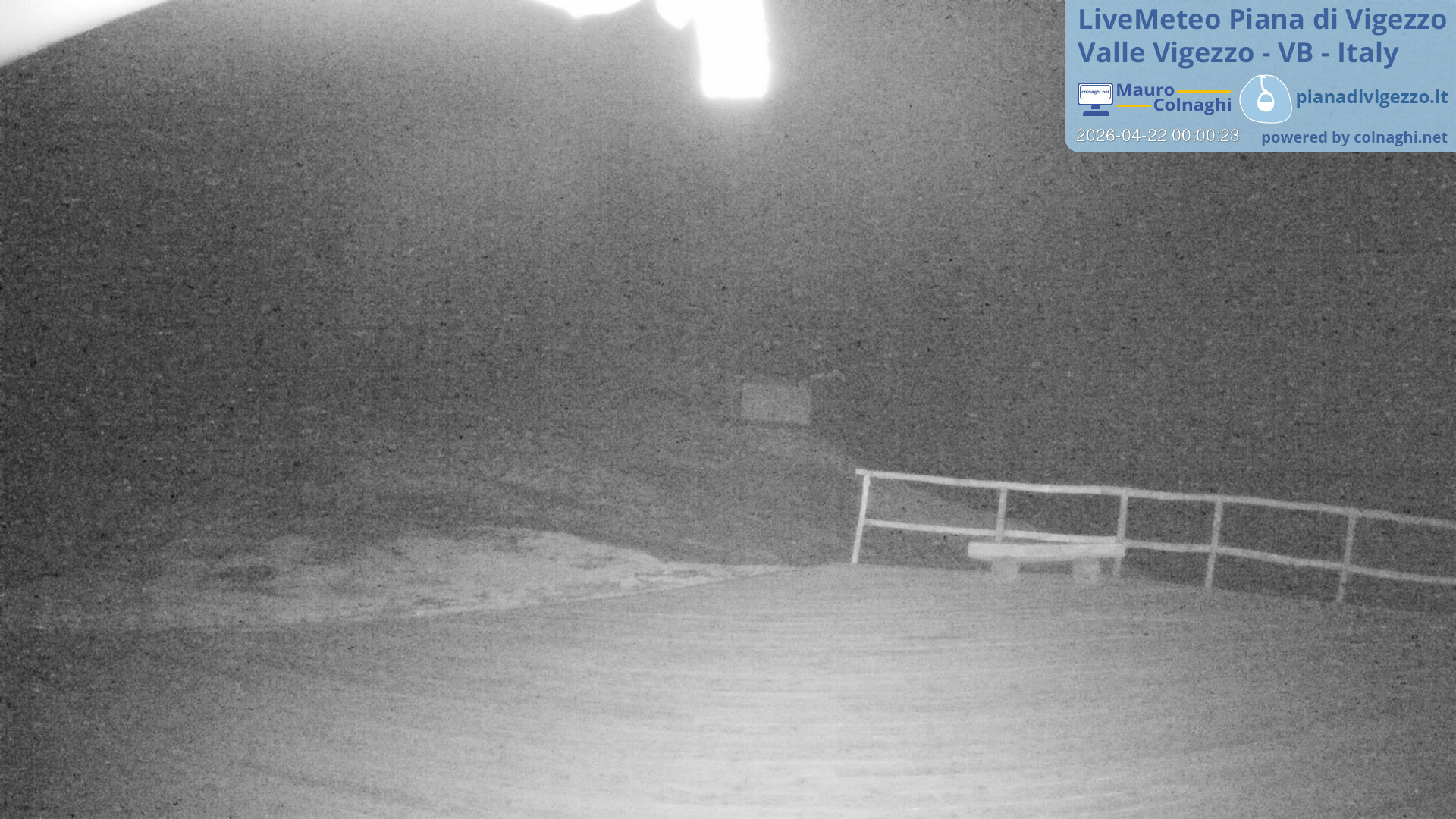 time-lapse frame, Piana di Vigezzo 2 webcam