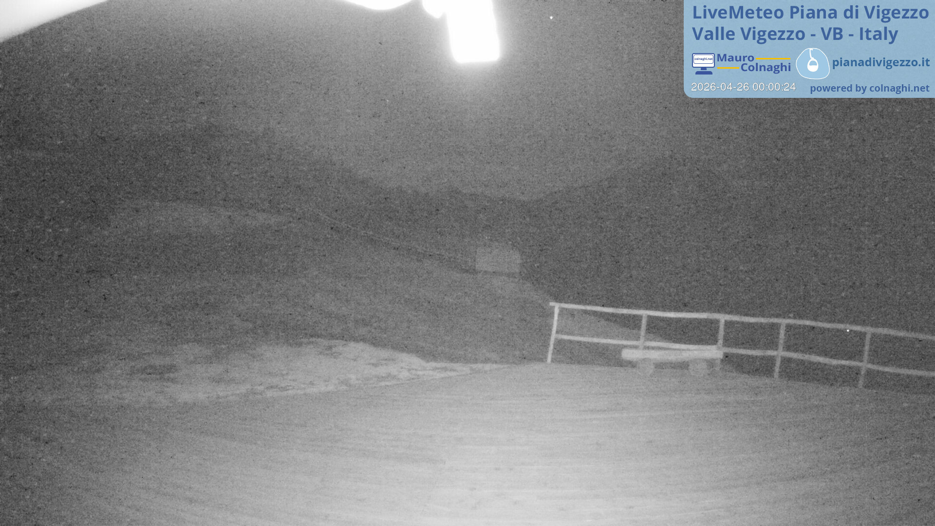 time-lapse frame, Piana di Vigezzo 2 webcam