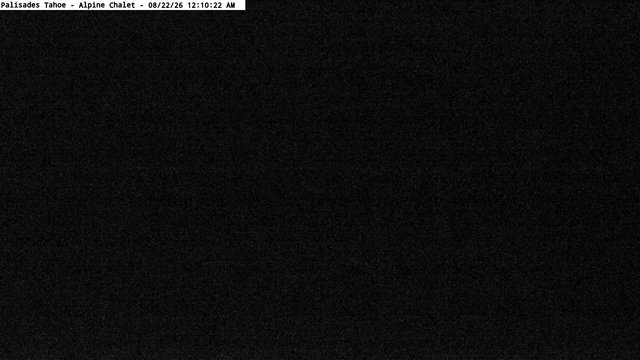 time-lapse frame, Palisades Tahoe Alpine Chalet webcam