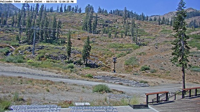 view from Palisades Tahoe Alpine Chalet on 2026-08-31