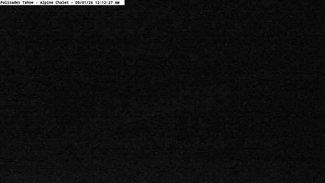 time-lapse frame, Palisades Tahoe Alpine Chalet webcam