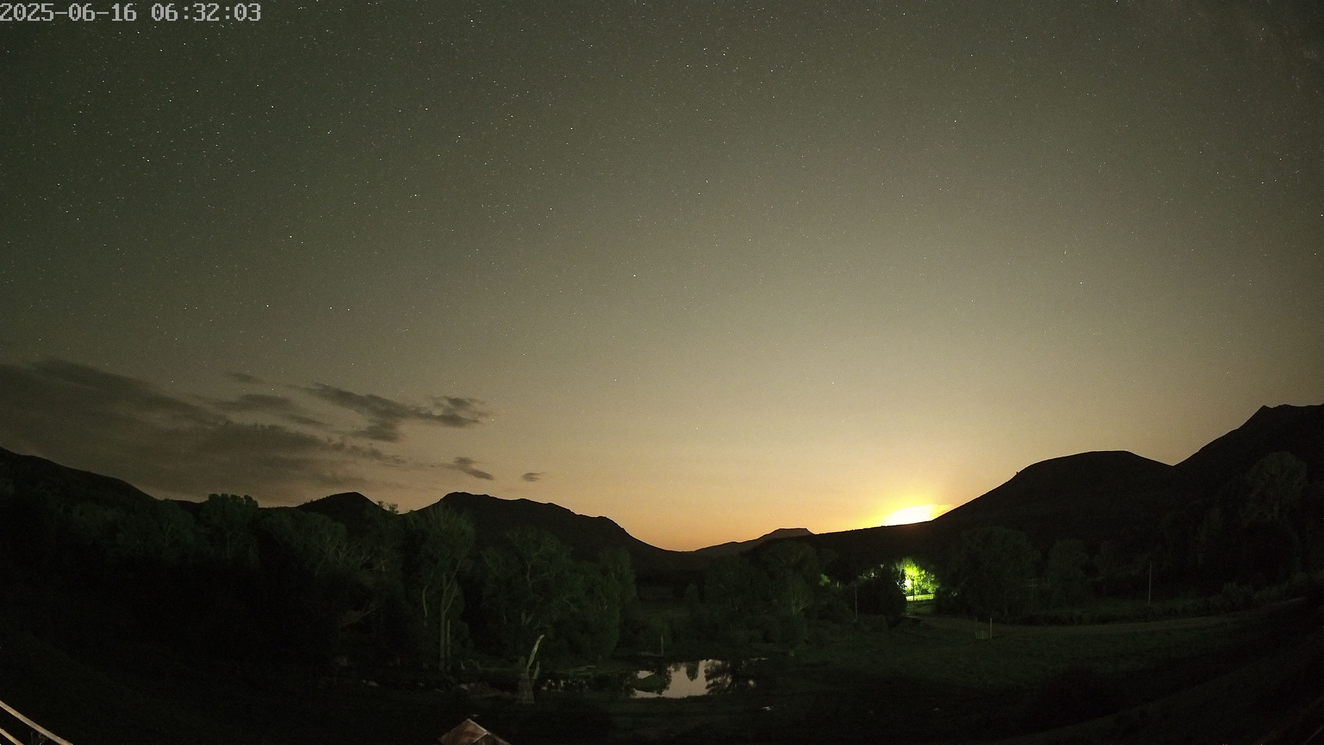time-lapse frame, Sierra Madre Cam webcam