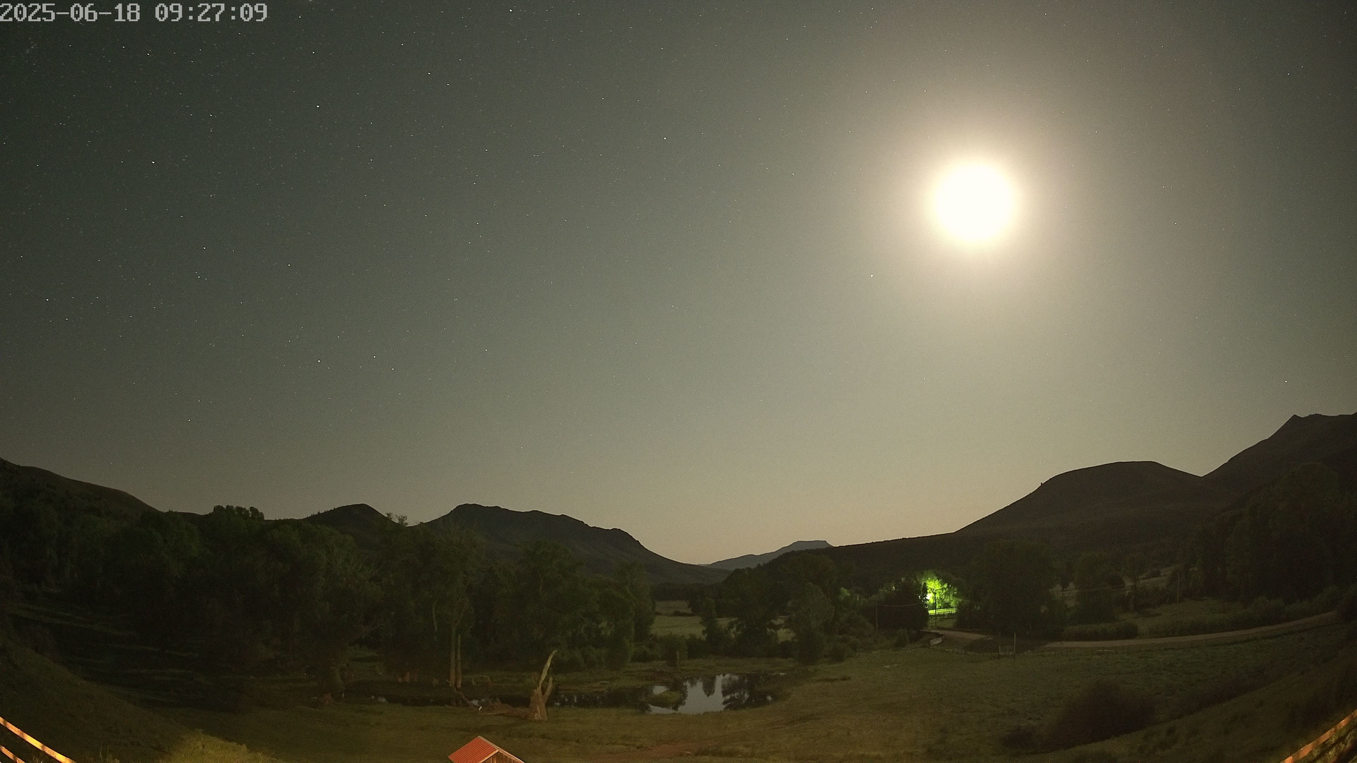 time-lapse frame, Sierra Madre Cam webcam