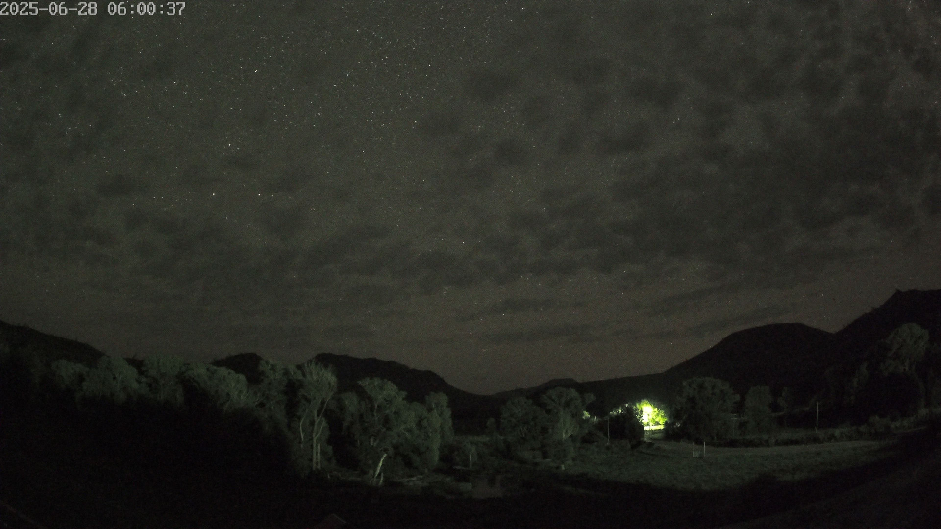 time-lapse frame, Sierra Madre Cam webcam