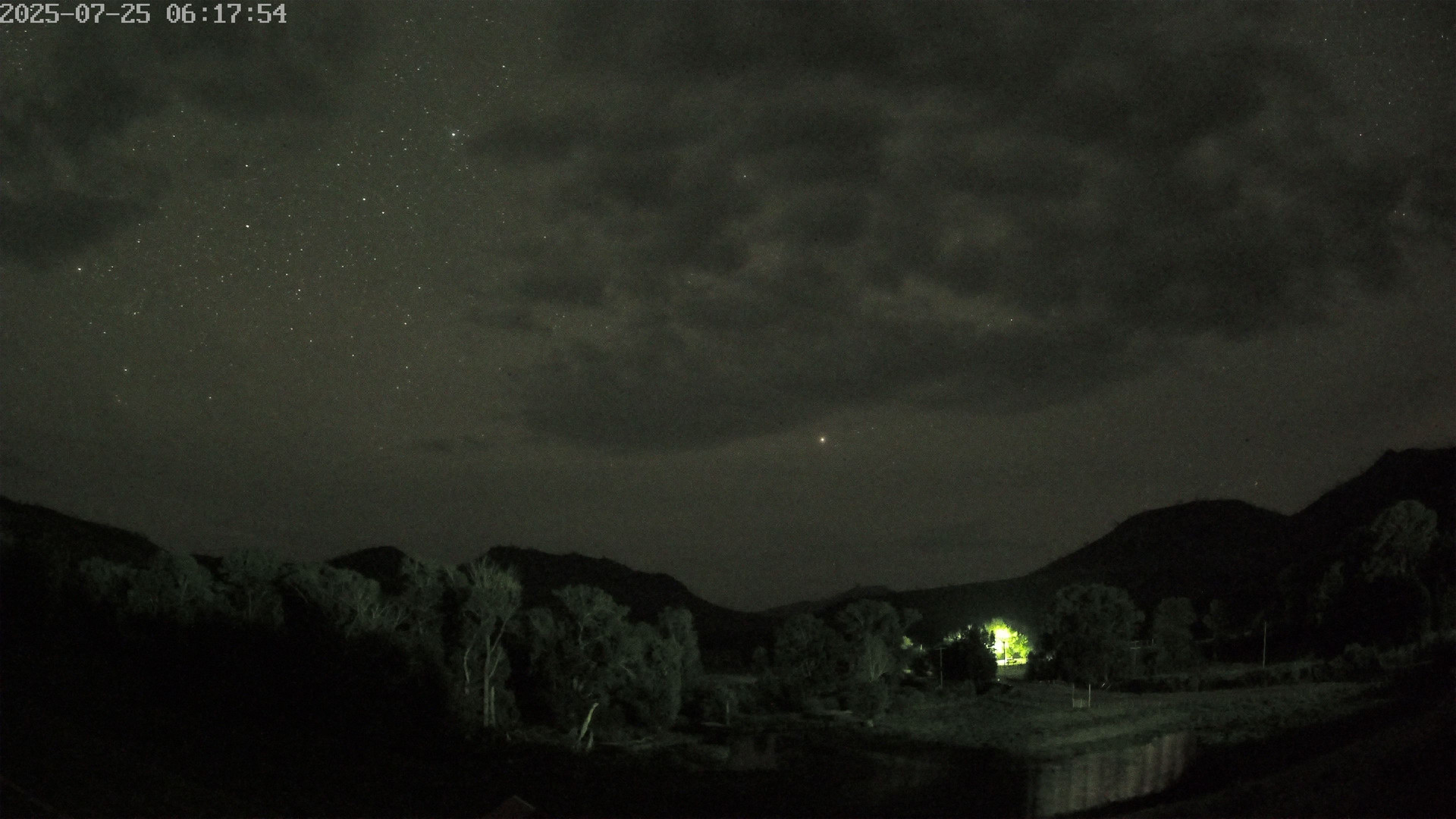 time-lapse frame, Sierra Madre Cam webcam