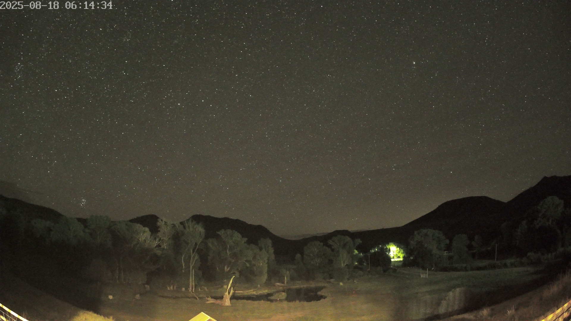 time-lapse frame, Sierra Madre Cam webcam