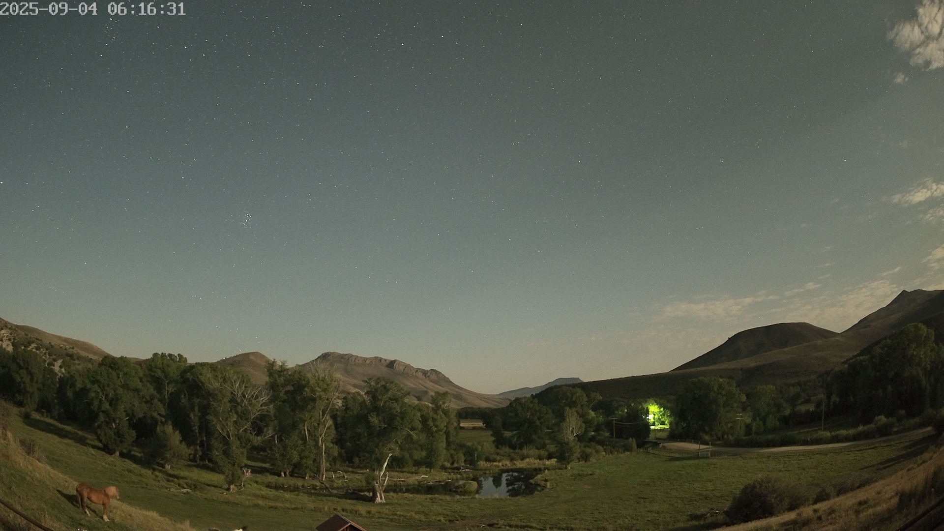 time-lapse frame, Sierra Madre Cam webcam