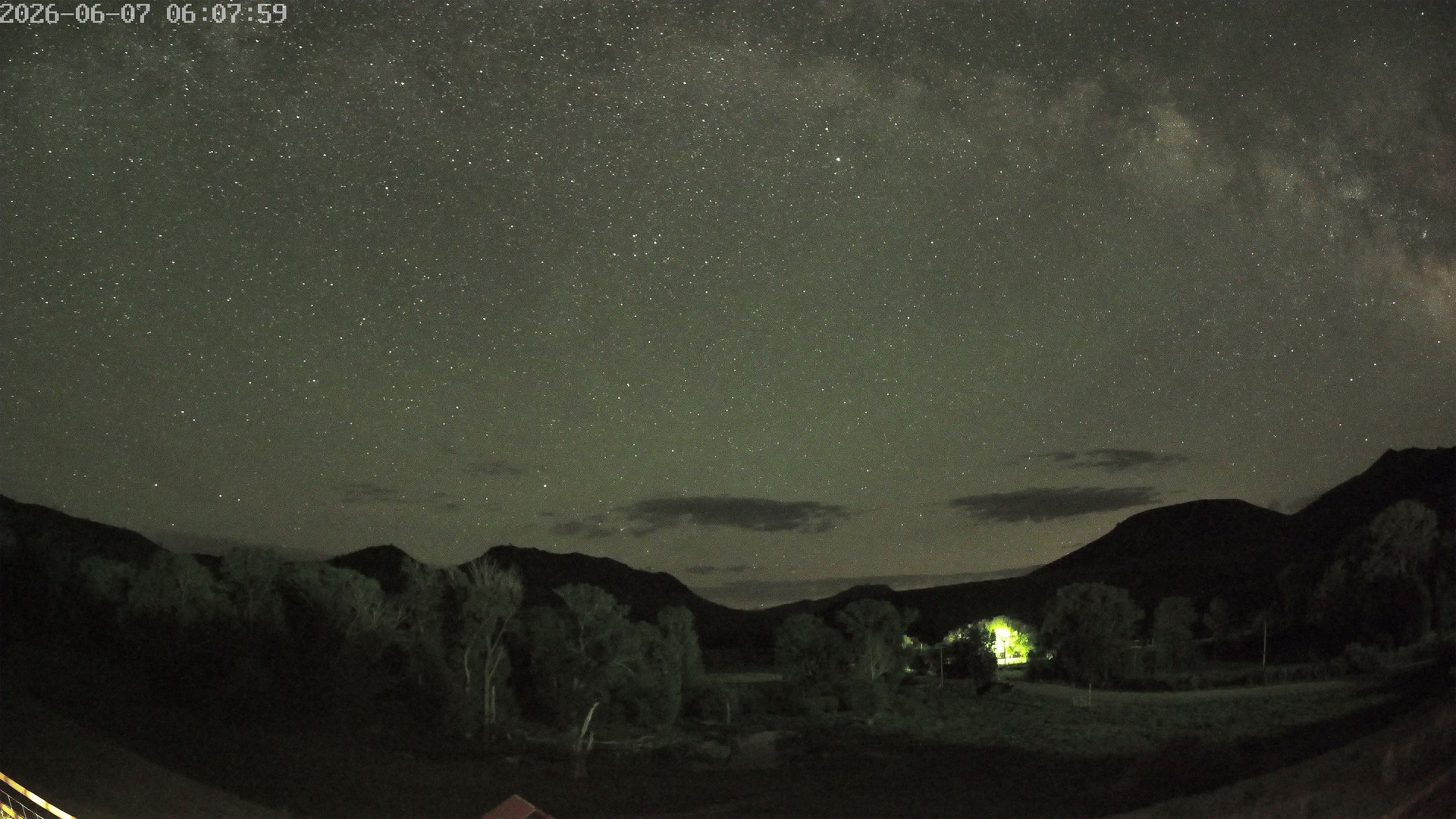 time-lapse frame, Sierra Madre Cam webcam