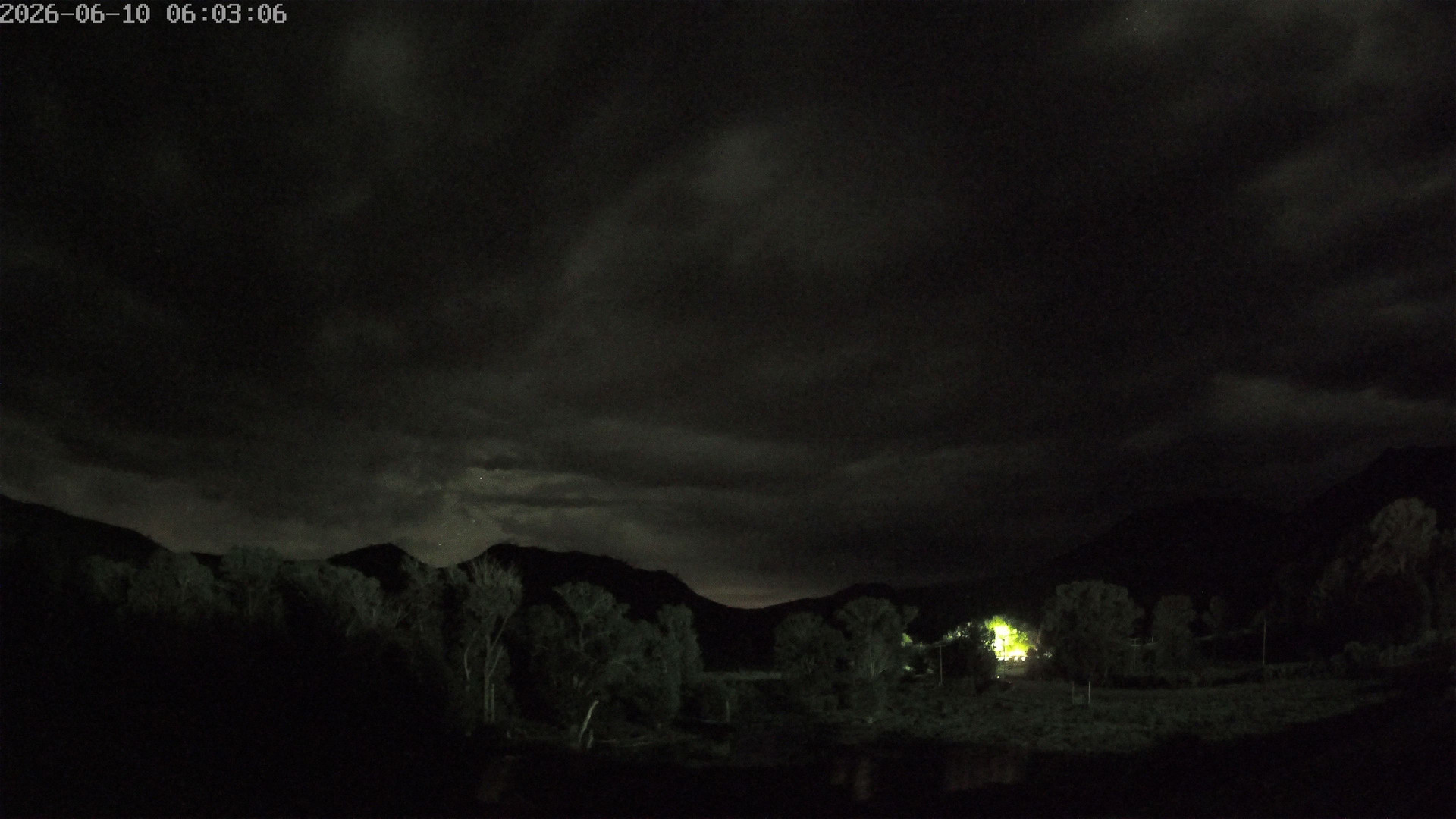 time-lapse frame, Sierra Madre Cam webcam