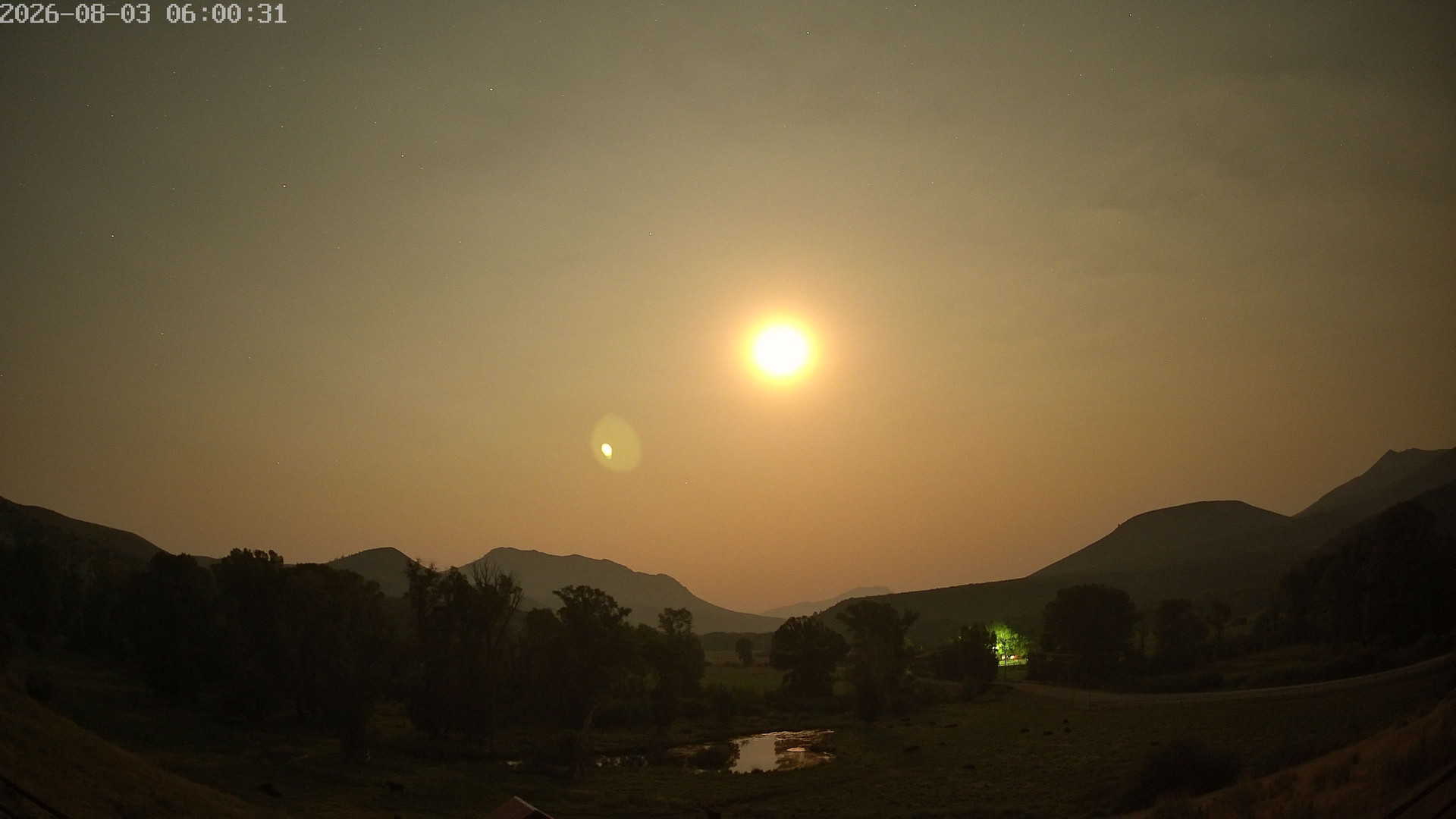 time-lapse frame, Sierra Madre Cam webcam