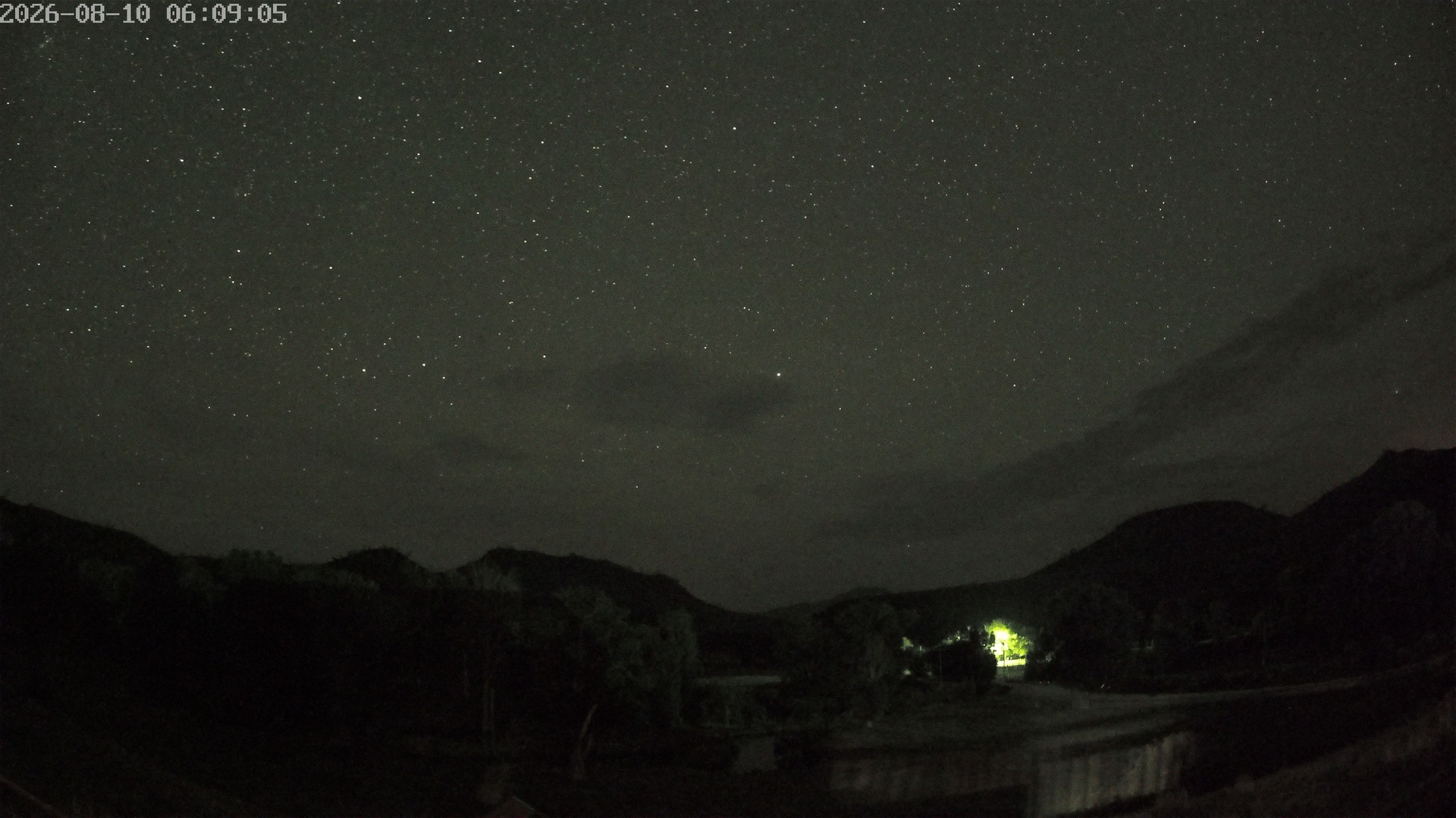 time-lapse frame, Sierra Madre Cam webcam