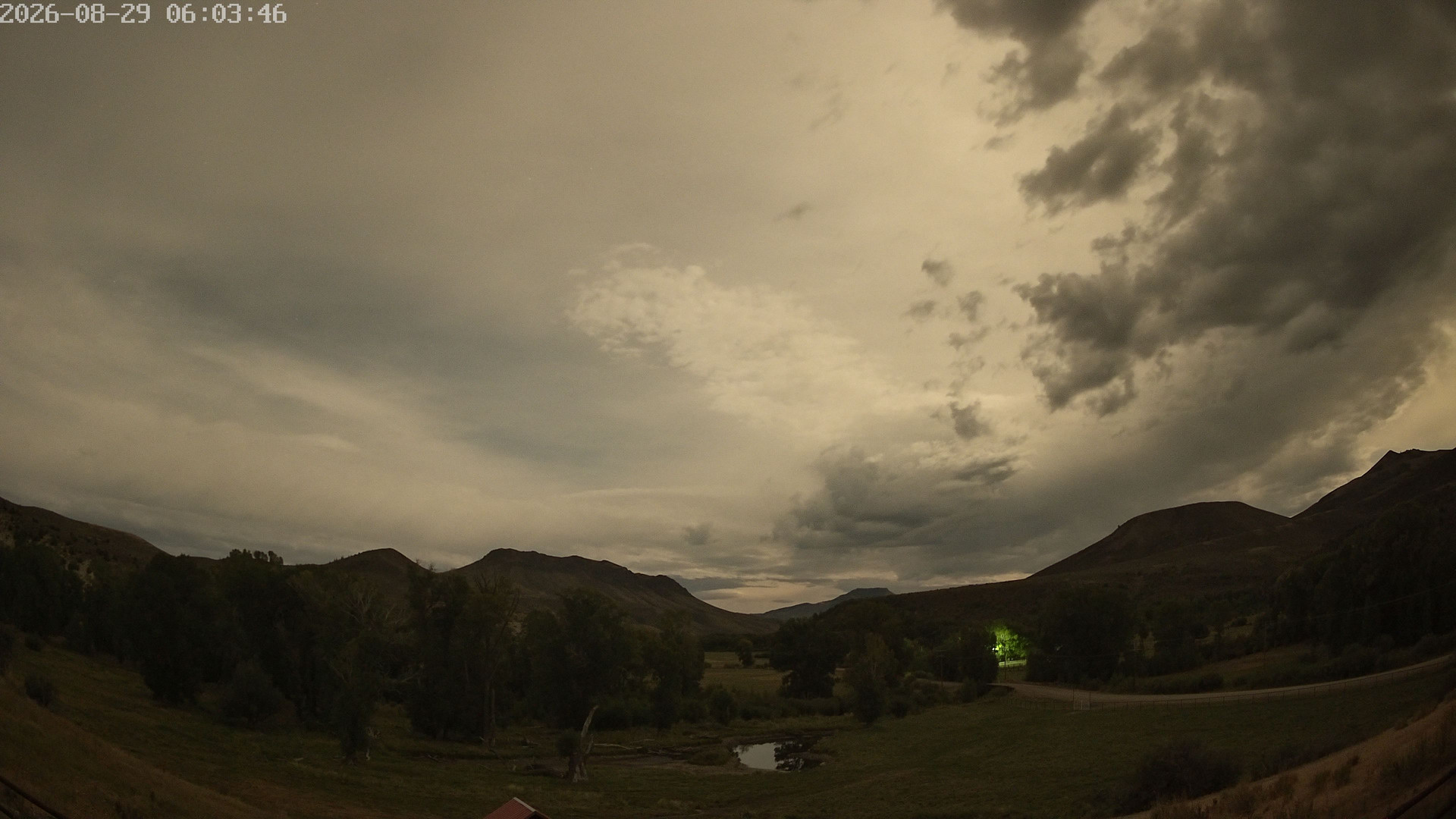 time-lapse frame, Sierra Madre Cam webcam