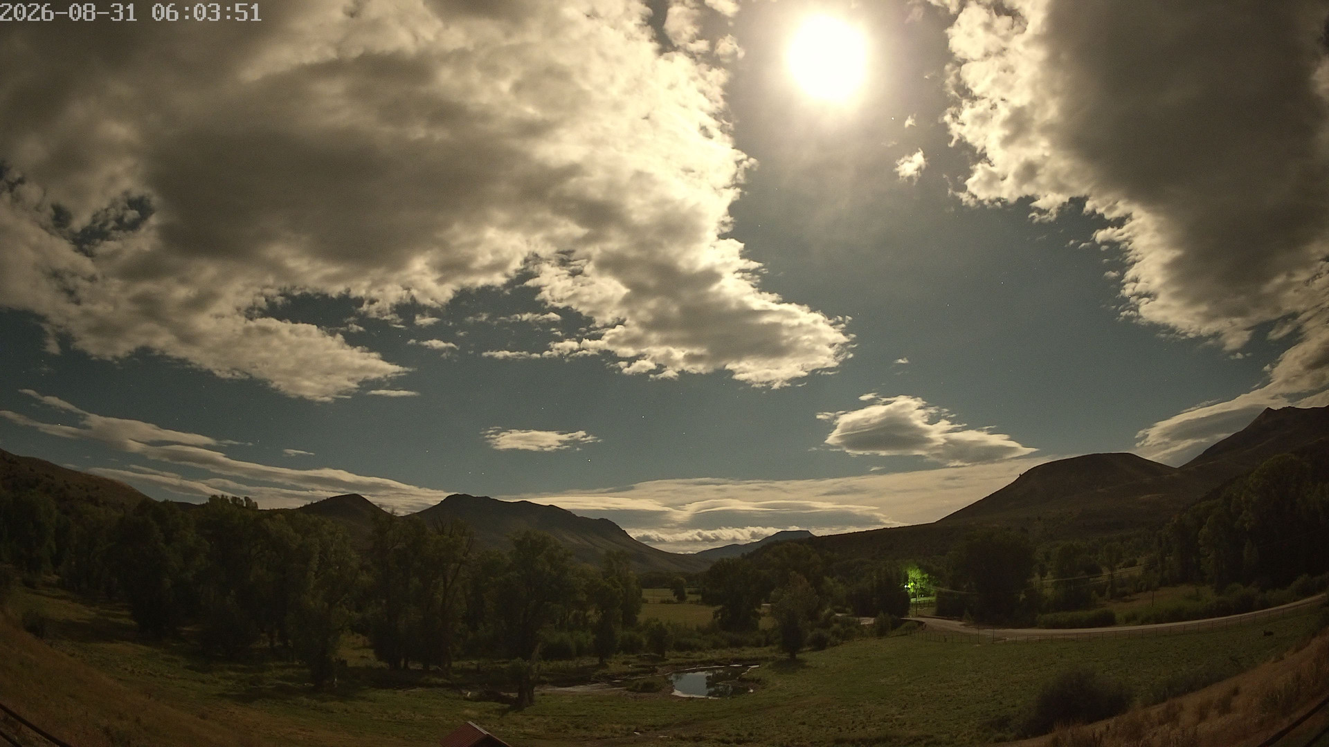 time-lapse frame, Sierra Madre Cam webcam