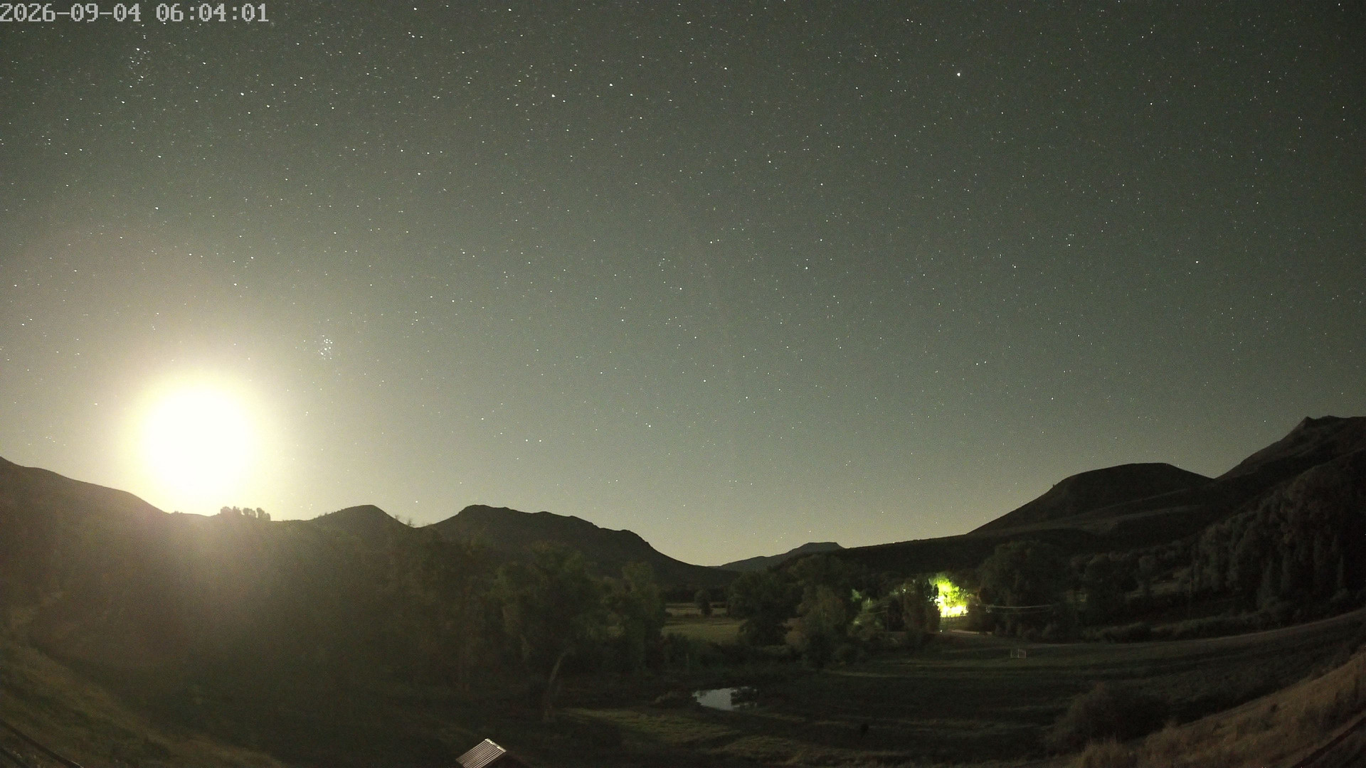 time-lapse frame, Sierra Madre Cam webcam
