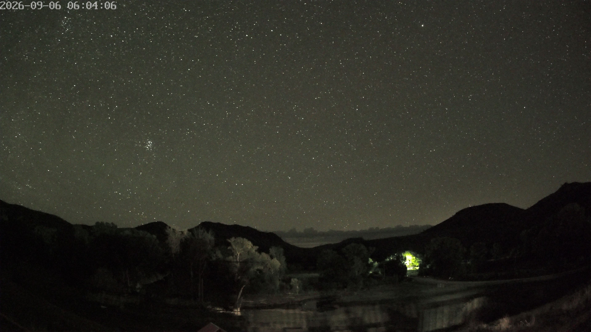 time-lapse frame, Sierra Madre Cam webcam