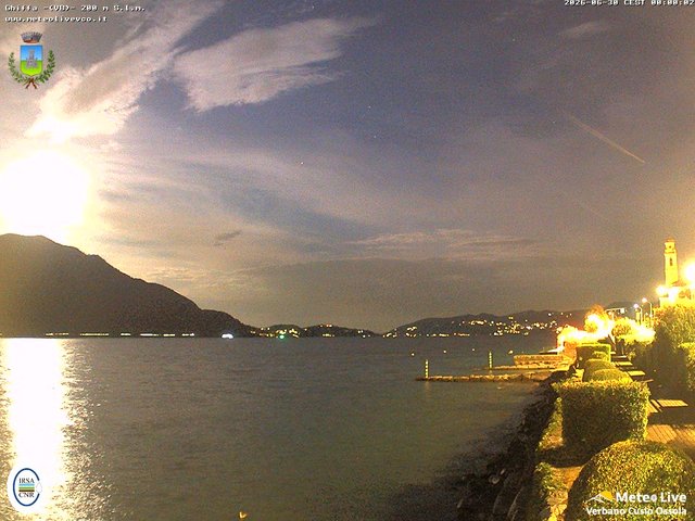 time-lapse frame, Ghiffa webcam