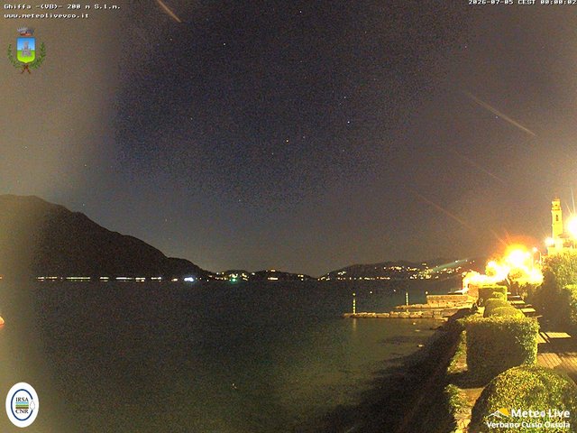 time-lapse frame, Ghiffa webcam