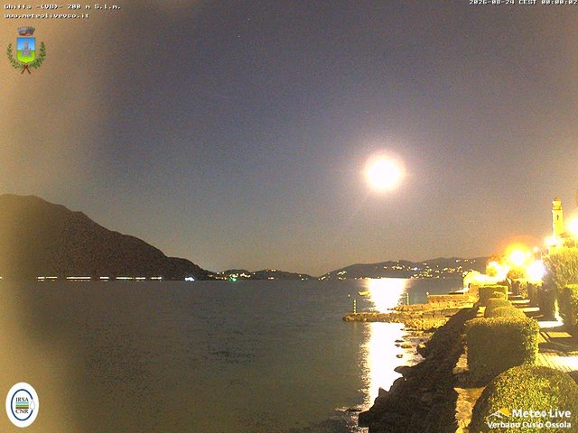 time-lapse frame, Ghiffa webcam