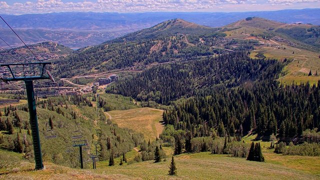 view from Deer Valley Empire Canyon Lodge on 2026-08-22