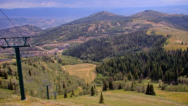 view from Deer Valley Empire Canyon Lodge on 2026-08-28
