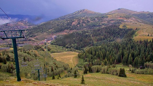 view from Deer Valley Empire Canyon Lodge on 2026-08-29