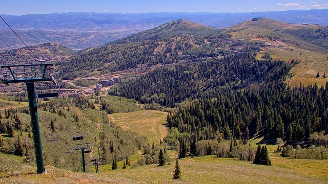 view from Deer Valley Empire Canyon Lodge on 2026-09-04
