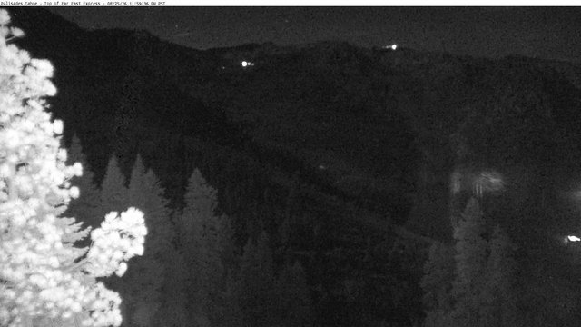 time-lapse frame, Palisades Far East webcam