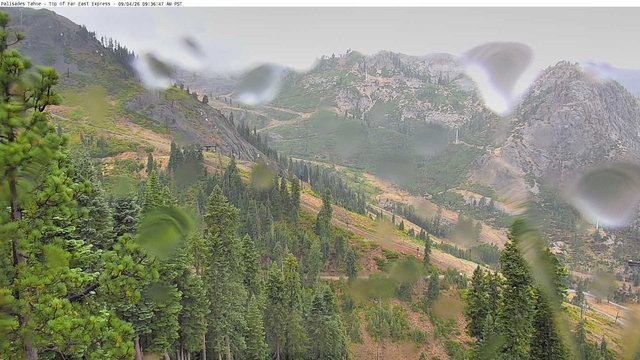 time-lapse frame, Palisades Far East webcam