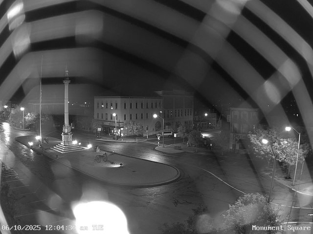 time-lapse frame, Monument Square Center webcam