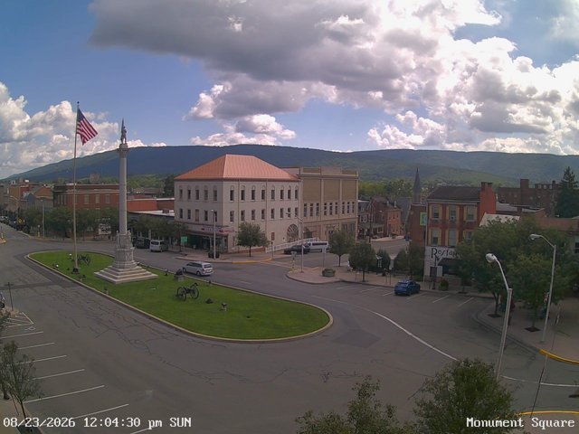 view from Monument Square Center on 2026-08-23