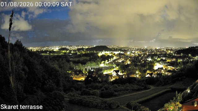 time-lapse frame, Skaret terrasse webcam